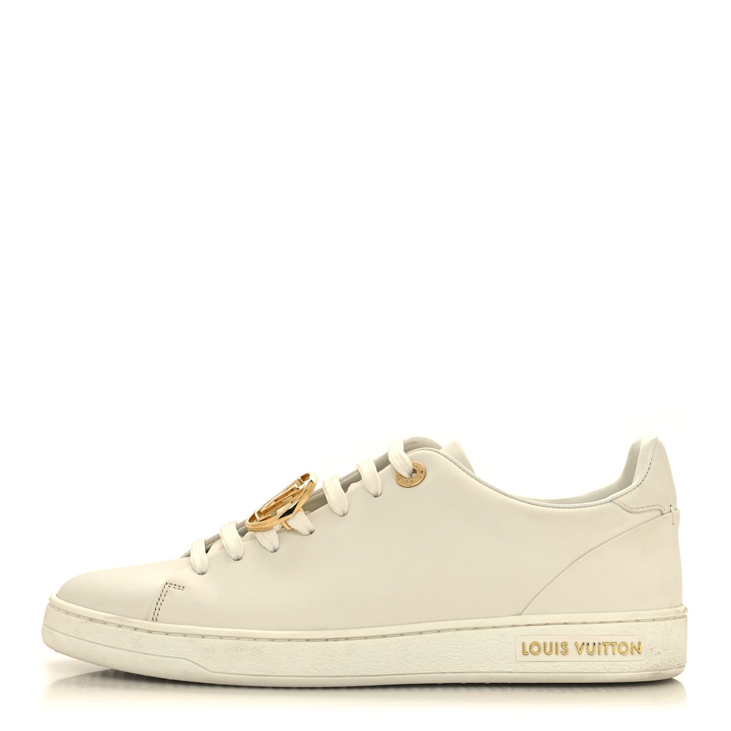 Louis Vuitton Calfskin Frontrow Sneakers 36.5 White 1 of 9