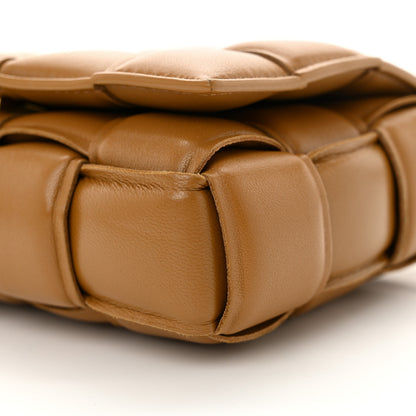 Bottega Veneta Nappa Maxi Intreccio Small Padded Cassette Crossbody Bag Camel 10 of 10