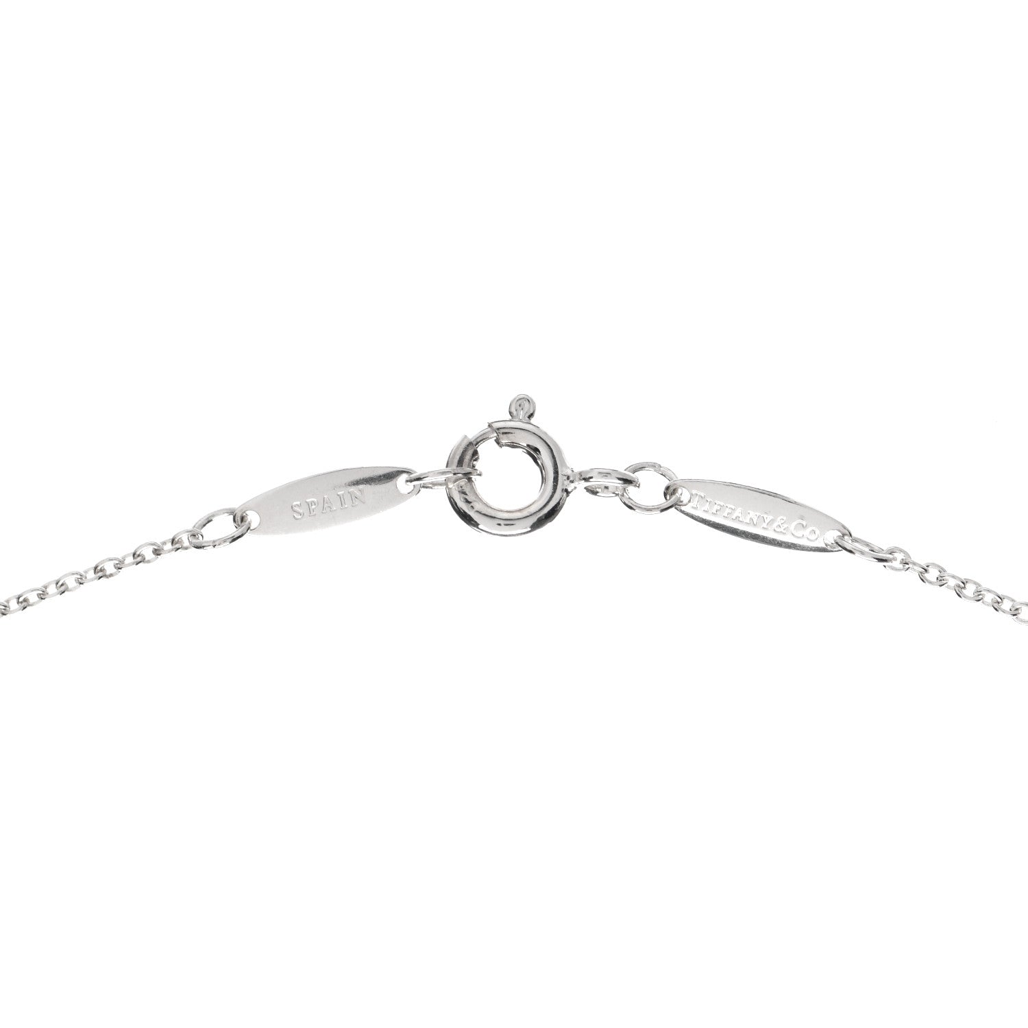Tiffany Sterling Silver 11mm Elsa Peretti Open Heart Pendant Necklace 4 of 4
