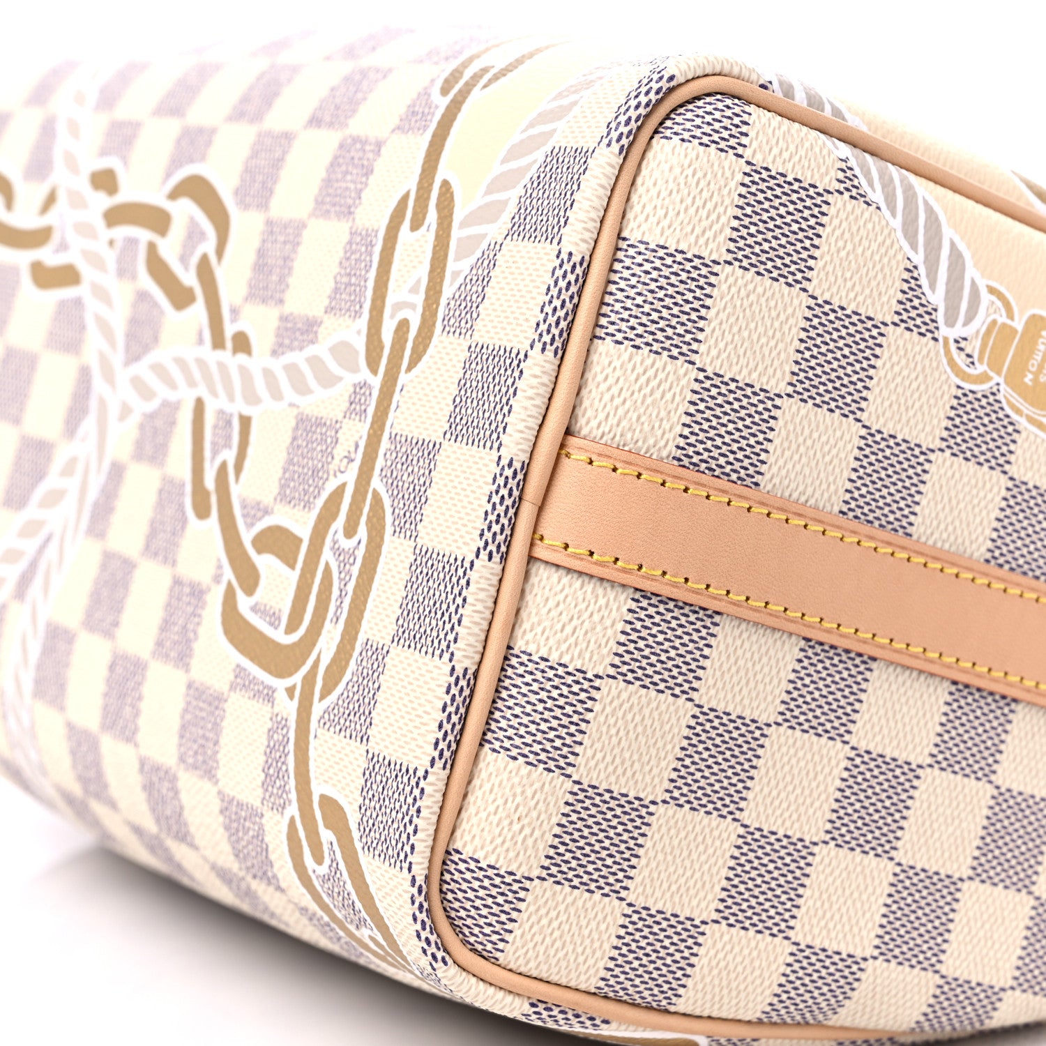 Louis Vuitton Damier Azur Nautical Speedy Bandouliere 25 8 of 9