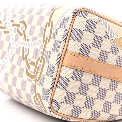 Louis Vuitton Damier Azur Nautical Speedy Bandouliere 25 8 of 9