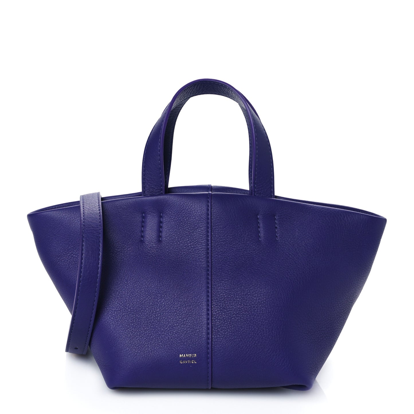 Calfskin Mini Tulipano Bag Viola