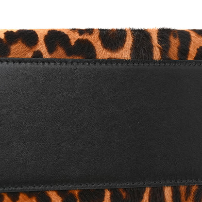 Dolce & Gabbana Calf Hair Leopard Print Small Miss Sicily Satchel Black 13 of 13