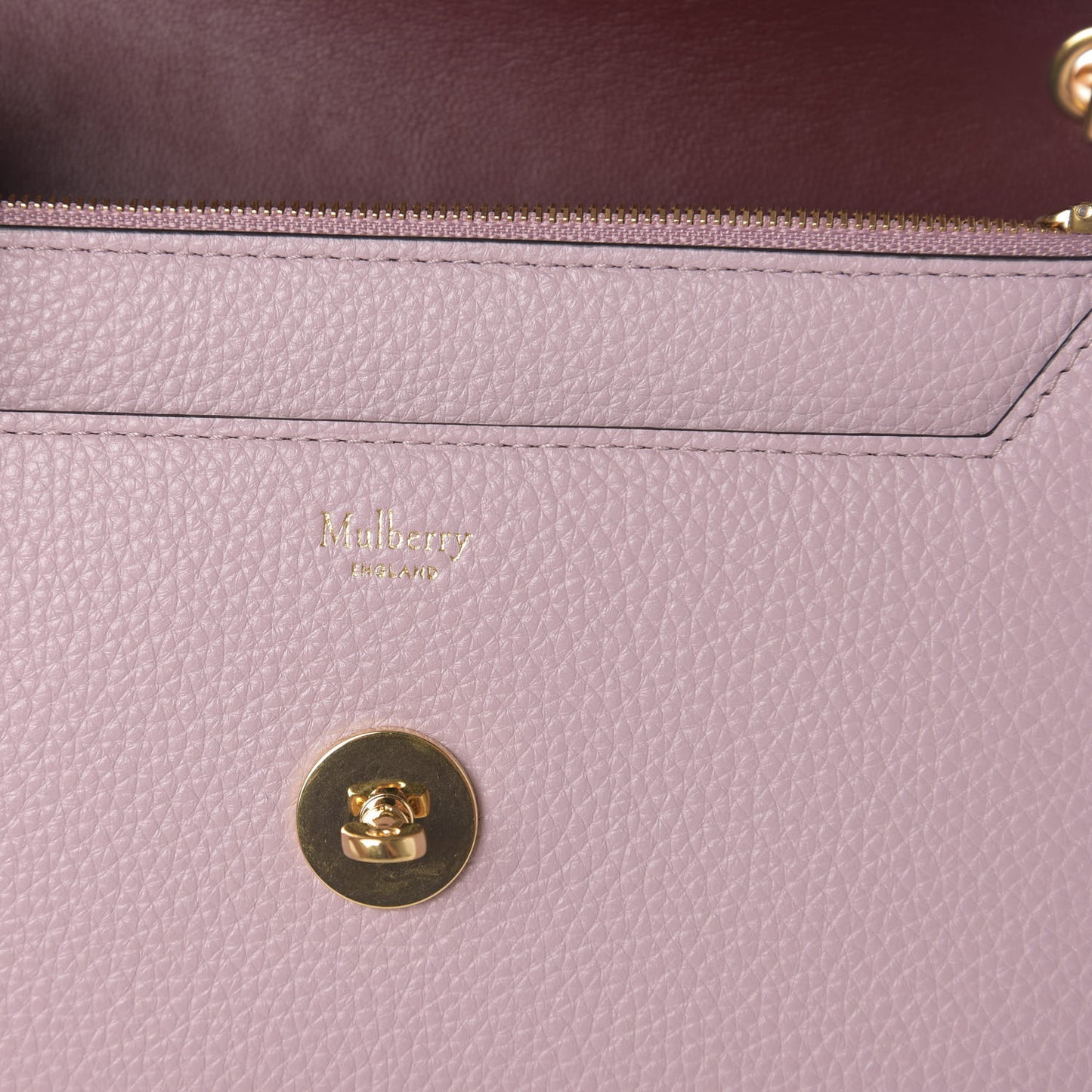 Natural Grain Calfskin Small Darley Satchel Blossom