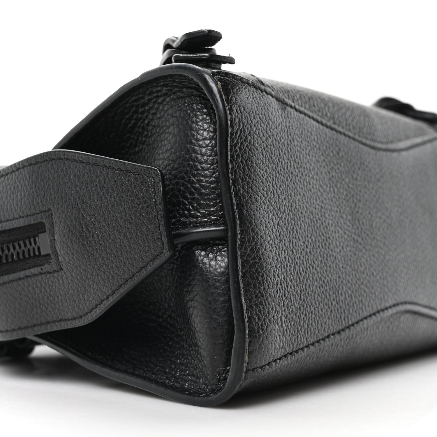 Balenciaga Grained Calfskin Neo Classic Black Hardware Mini City Black 8 of 9