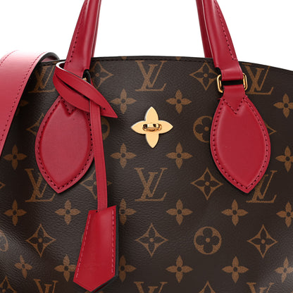 Louis Vuitton Monogram Flower Zipped Tote PM Lie de Vin 7 of 9