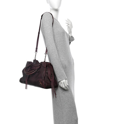 Balenciaga Used Calfskin Rust Hardware Neo Classic City Burgundy 2 of 15