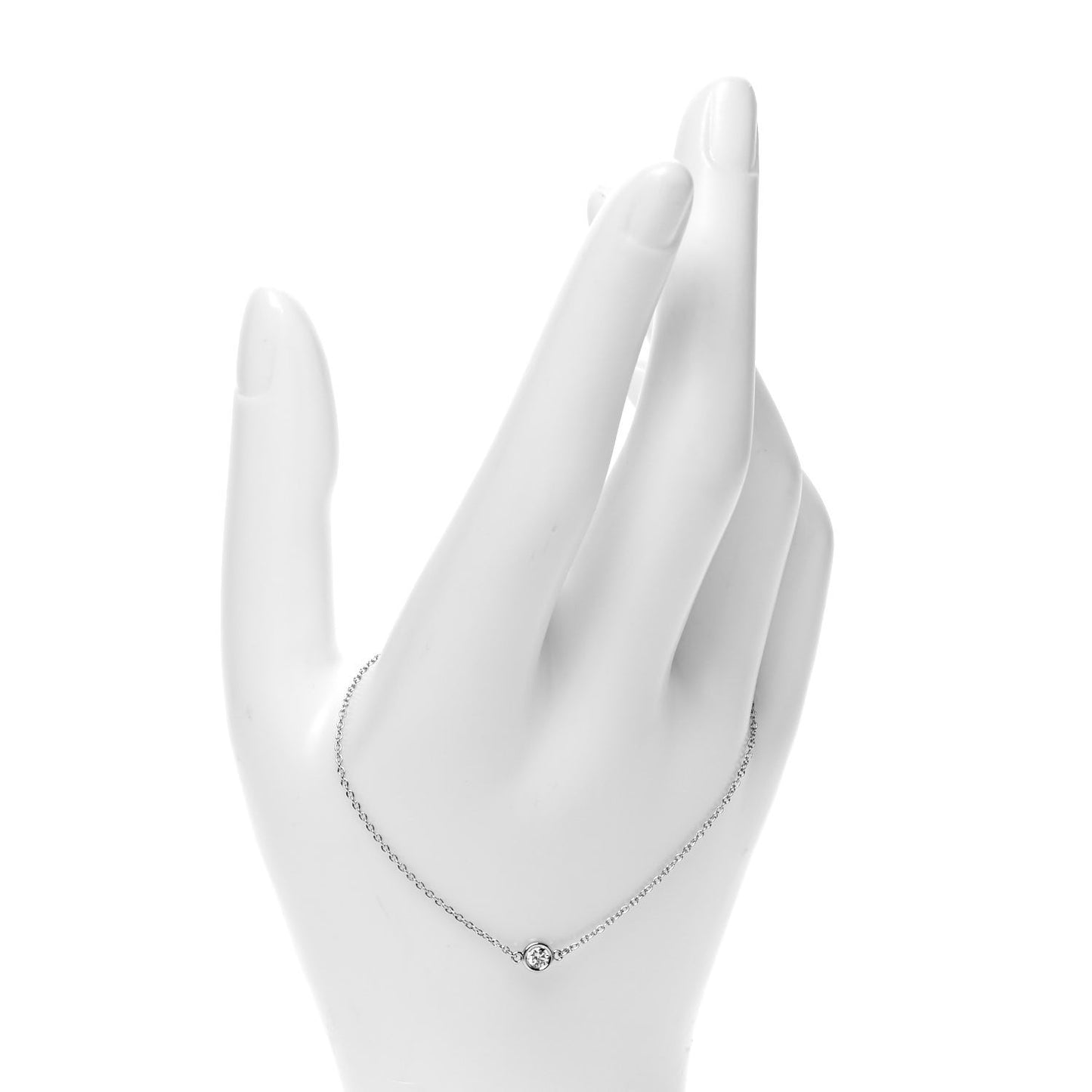Platinum Diamond .08ct Elsa Peretti Diamonds by the Yard Bracelet