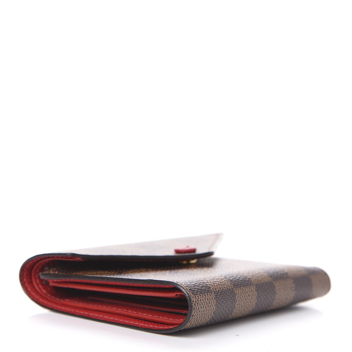 Damier Ebene Victorine Wallet Red