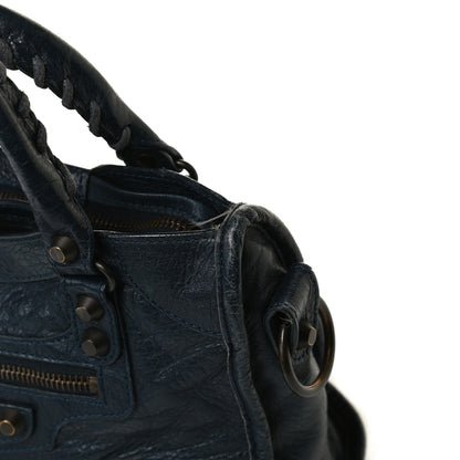 Balenciaga Agneau Classic Hardware Mini City Bleu Obscur 16 of 20