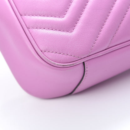 Gucci Calfskin Matelasse Medium GG Marmont Shoulder Bag Candy Mousse 12 of 14