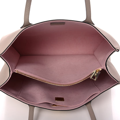 Louis Vuitton Grained Calfskin Lockme Shopper Greige 5 of 10