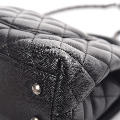 Chanel Caviar Quilted Mini Coco Handle Flap Black 14 of 18