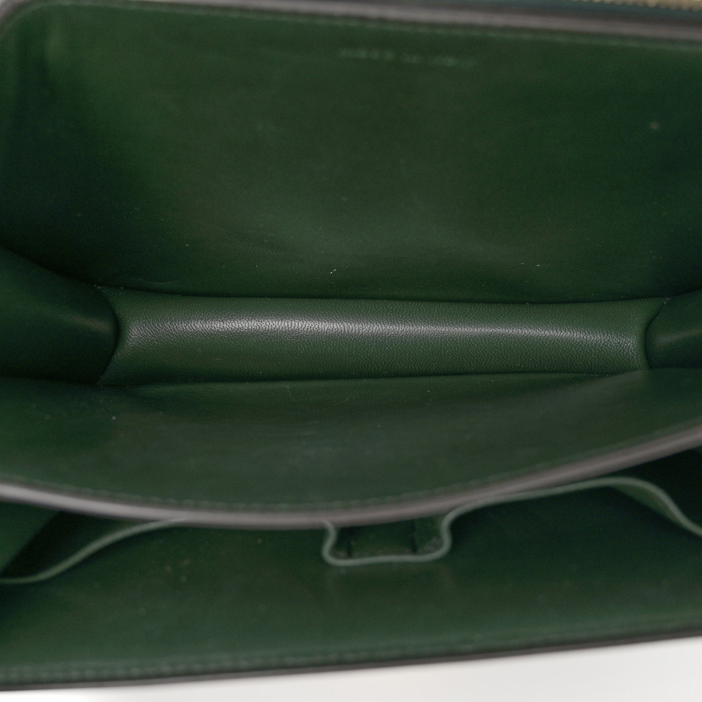 Box Calfskin Medium Classic Box Flap Bag Forest