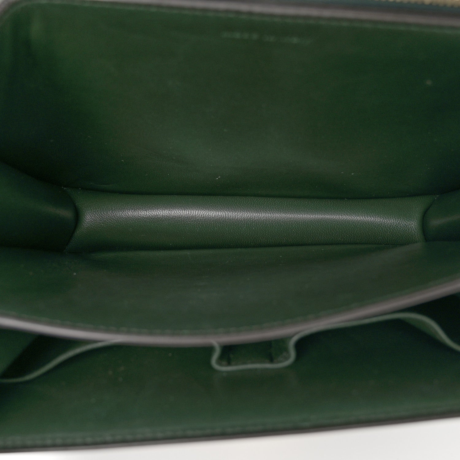 Celine Box Calfskin Medium Classic Box Flap Bag Forest 6 of 14