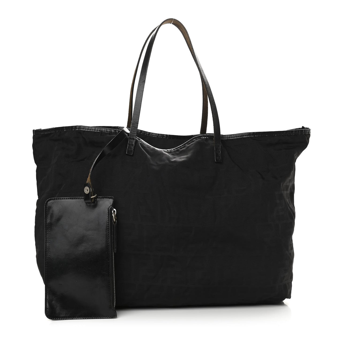 Nylon Zucca Medium Roll Tote Black