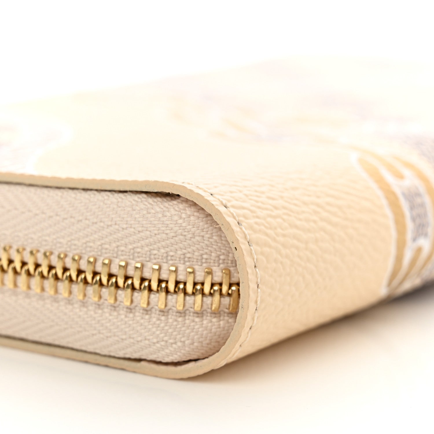 Louis Vuitton Damier Azur Nautical Zippy Wallet Gold 7 of 8