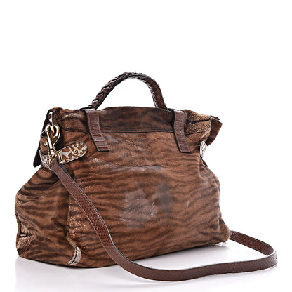 Mulberry Pony Hair Oversized Alexa Brown 3 of 13