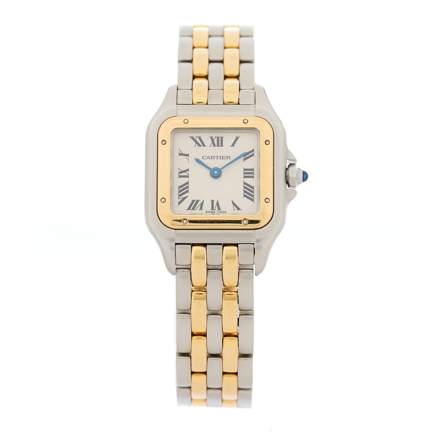Cartier Stainless Steel 18K Yellow Gold 22mm Panthere Quartz Watch 1 of 4