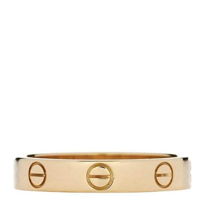 Cartier 18K Yellow Gold 3.5mm LOVE Wedding Band Ring 55 7.25 3 of 5