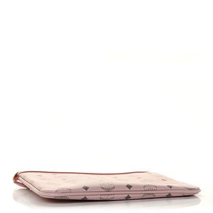 MCM Visetos Medium Stark Wristlet Pouch Soft Pink 4 of 9