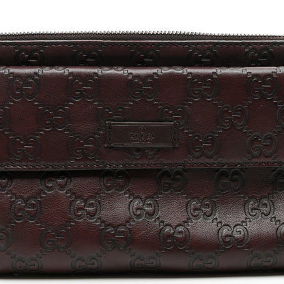 Gucci Guccissima Waist Belt Bag Dark Brown 8 of 10