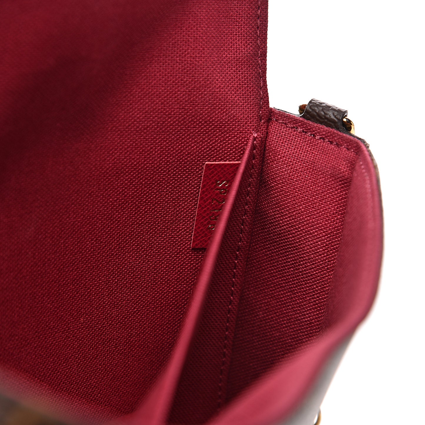 Monogram Pochette Felicie Chain Wallet Fuchsia