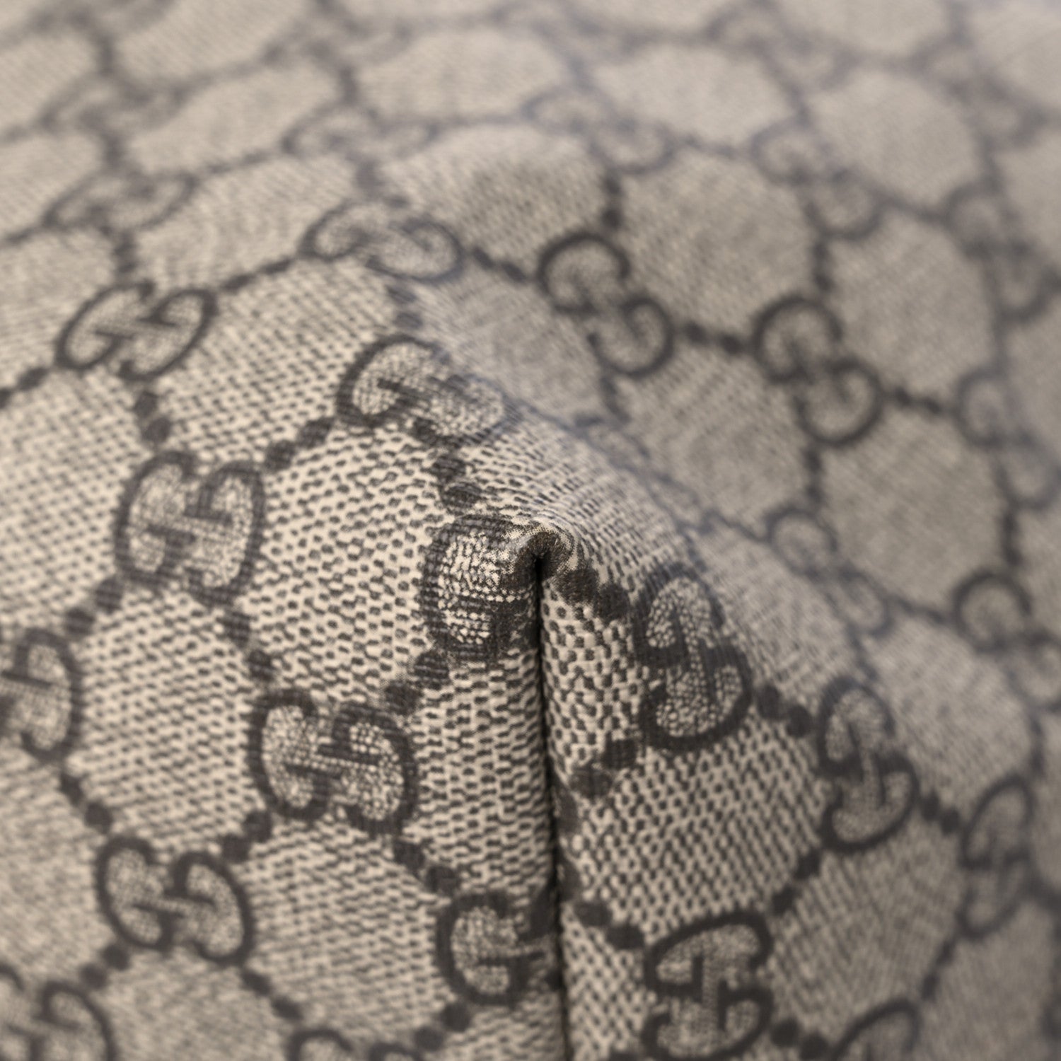 Gucci GG Supreme Monogram Textured Calfskin Web Medium Ophidia Shopping Tote Beige Ebony New Acero 12 of 12