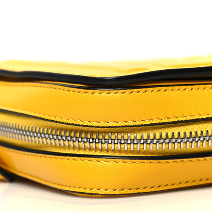 Fendi Nappa FF 1974 Embossed Mini Expandable Flap Bag Mimosa 9 of 10