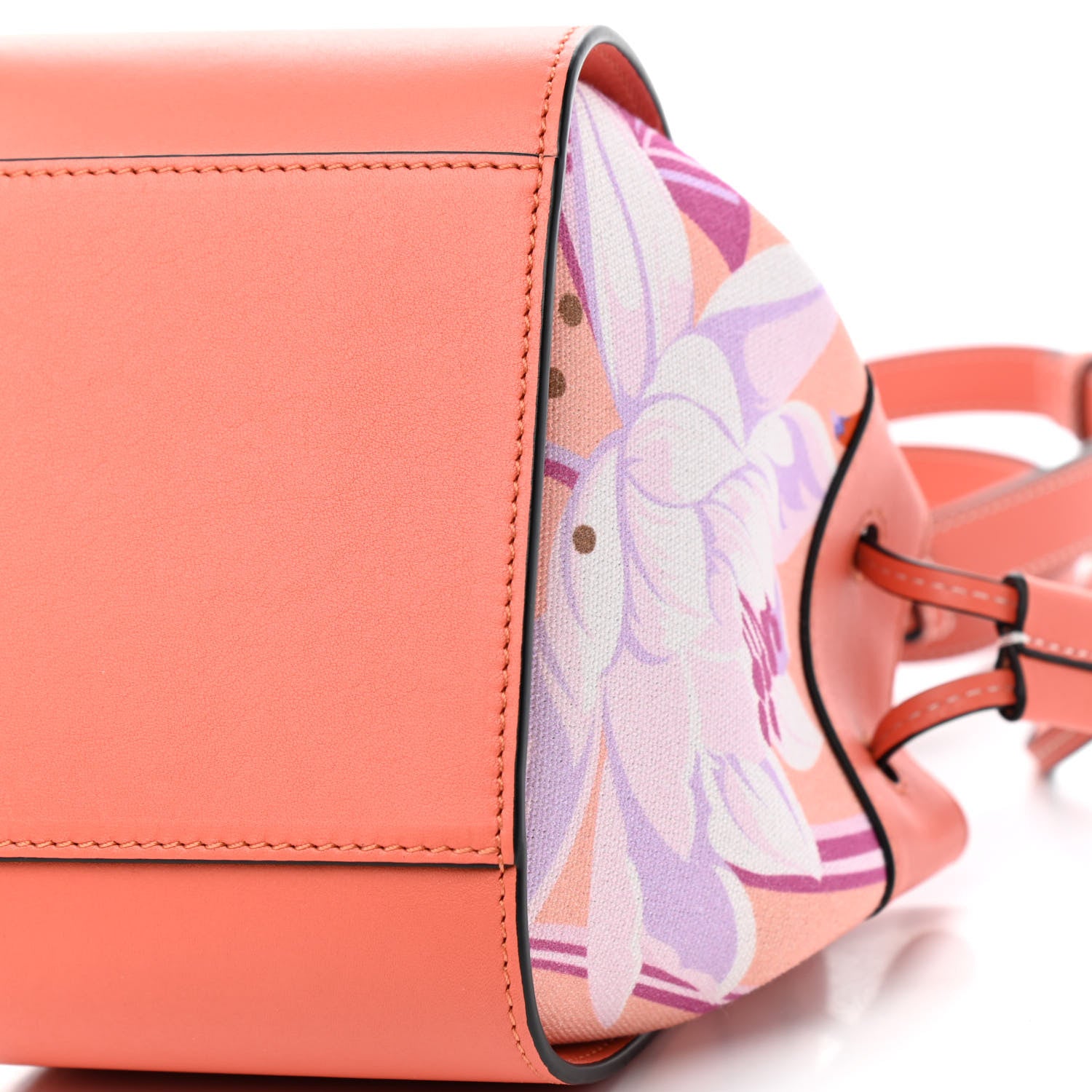 Loewe Calfskin Embroidered Floral Mini Hammock Shoulder Bag 9 of 9