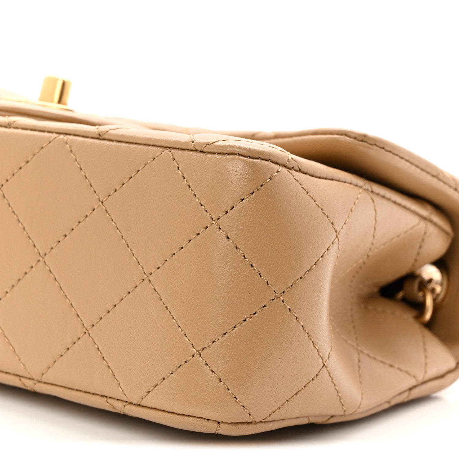 Chanel Lambskin Quilted Mini Rectangular Pearl Crush Flap Dark