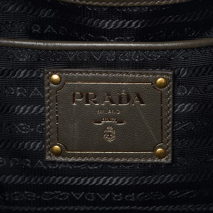 Prada Nappa Gaufre Hobo Militare Black 6 of 8