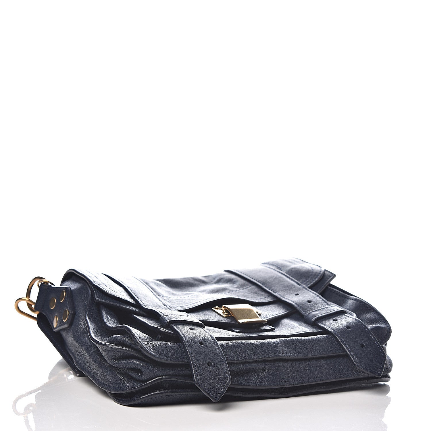Proenza Schouler Lambskin PS1 Mini Crossbody Bag Indigo 3 of 9