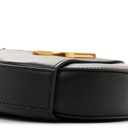 Valentino Garavani Calfskin VLogo Round Crossbody Bag Black 8 of 10