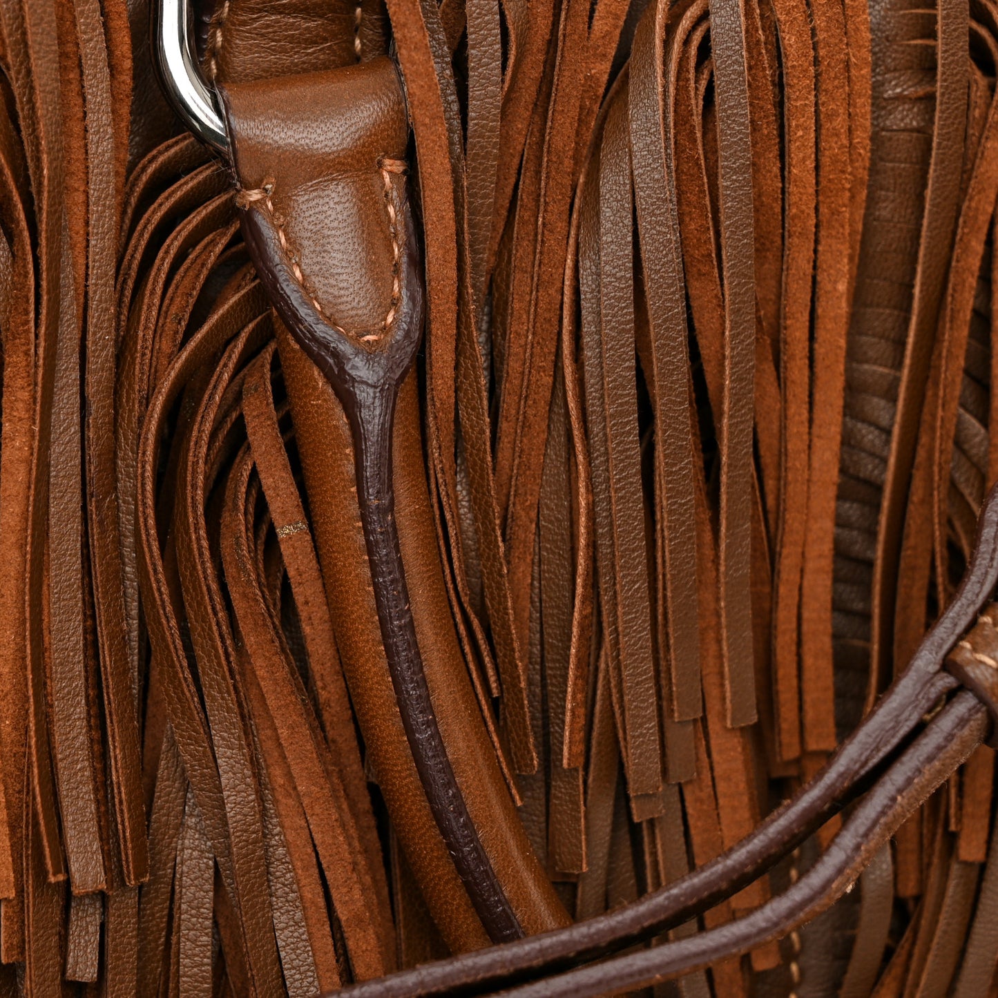 Nappa Fringe Shopping Tote Noce