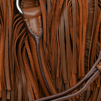 Prada Nappa Fringe Shopping Tote Noce 16 of 16