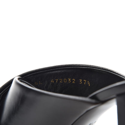 Saint Laurent Calfskin LouLou Mules 37.5 Black 10 of 11