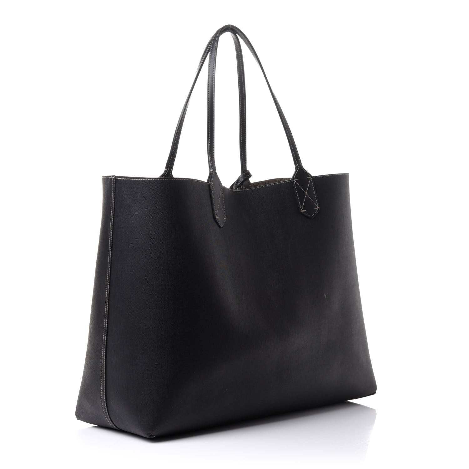 Gucci GG Supreme Monogram Large Reversible Tote Beige Black 12 of 17