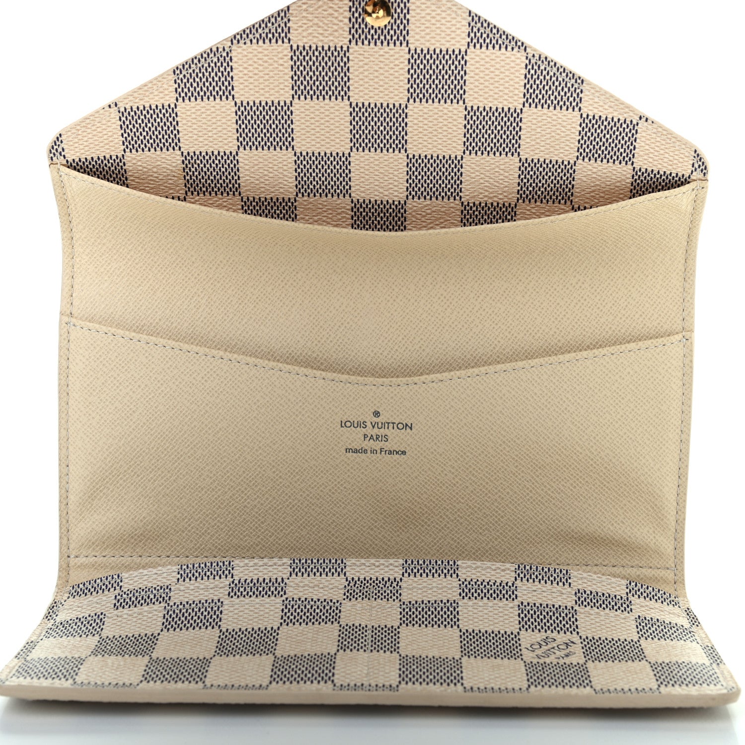 Louis Vuitton Damier Azur Josephine Wallet 5 of 10