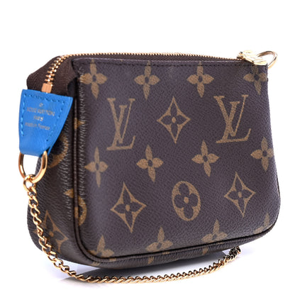 Louis Vuitton Monogram 2019 Christmas Animation Mini Venice Pochette Accessories Blue 2 of 4