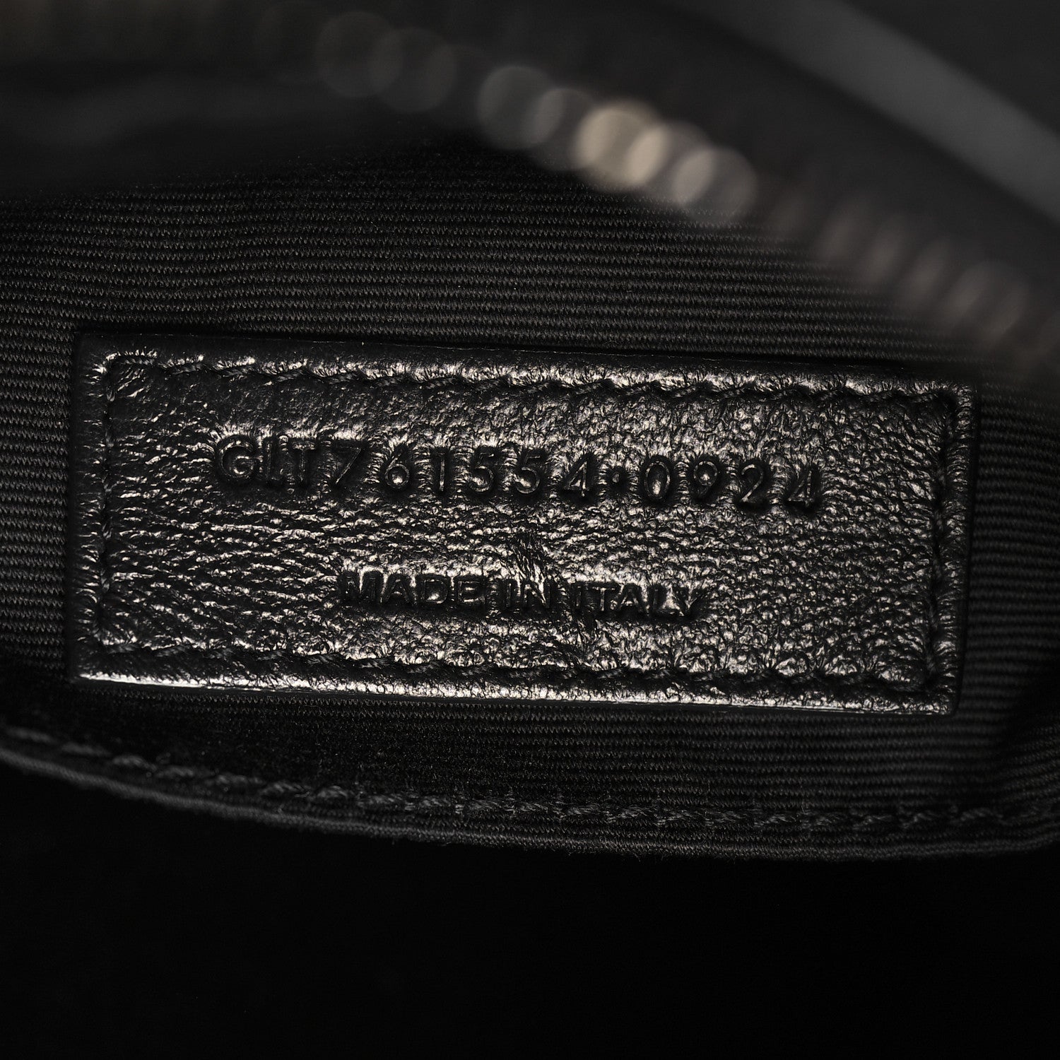 Saint Laurent Calfskin Matelasse Monogram Lou Camera Bag Black 7 of 10