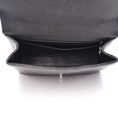 Chanel Caviar Quilted Jumbo Kelly Flap Black 5 of 12