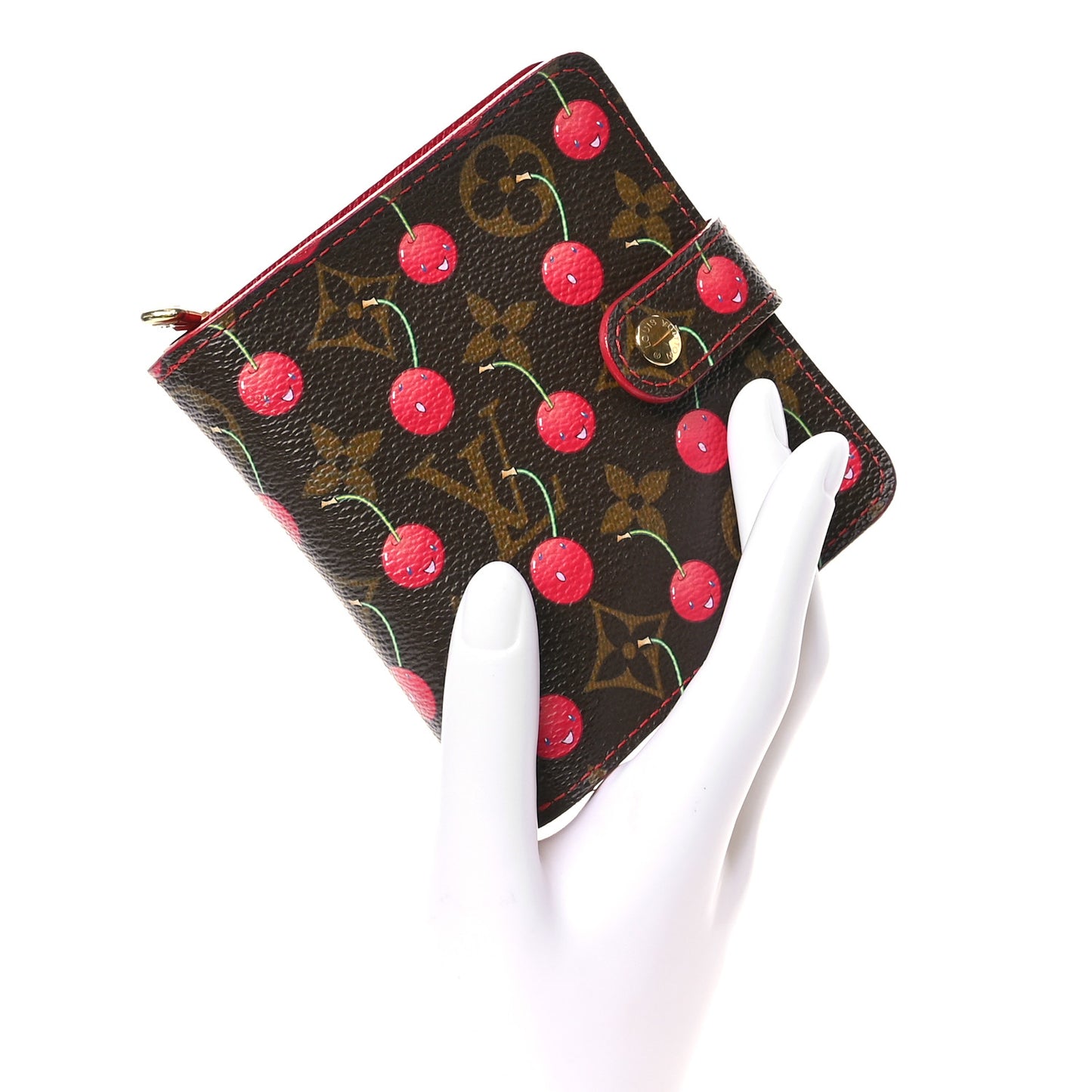 Monogram Cerises Compact Zippe Wallet