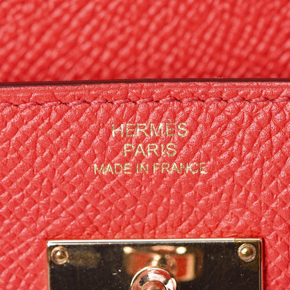 Hermes Epsom Kelly Longue Wallet Rose Jaipur 21 of 27
