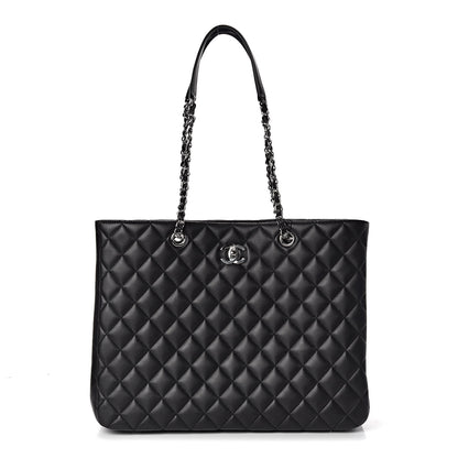 Chanel Calfskin Large Classic Shopping Tote Black 1 of 10