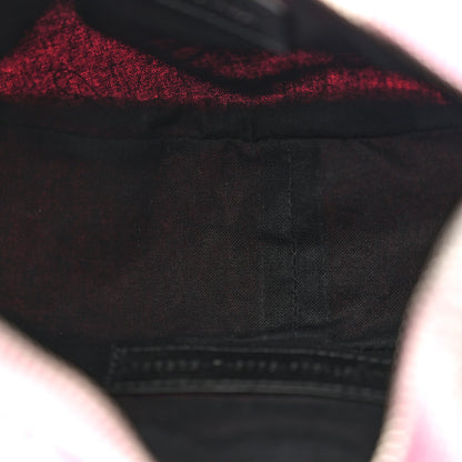 Balenciaga Washed Frayed Denim Crystal Le Cagole Shoulder Bag XS Denim Pink 6 of 12