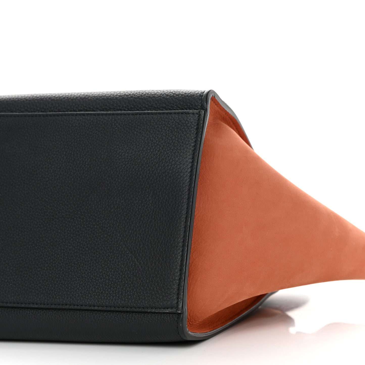 Spazzolato Calfskin Nubuck Small Tri-color Trapeze Nude