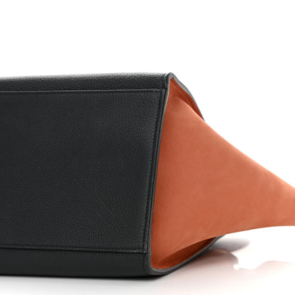 Celine Spazzolato Calfskin Nubuck Small Tri-color Trapeze Nude 9 of 15