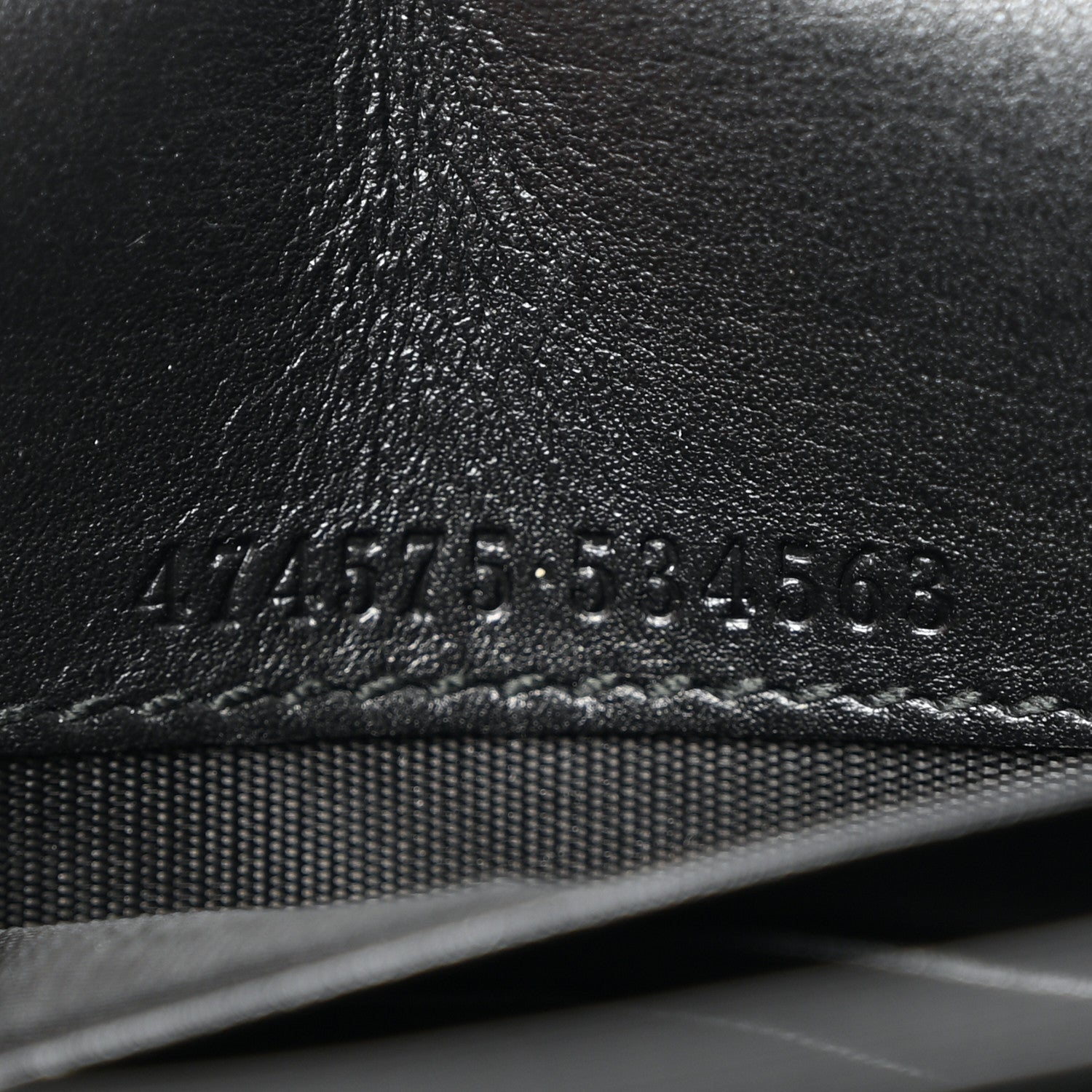 Gucci Calfskin Matelasse GG Marmont Chain Wallet Black 7 of 10