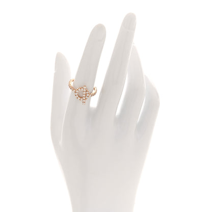 Hermes 18K Rose Gold Diamond Finesse Ring 54 6.75 2 of 6